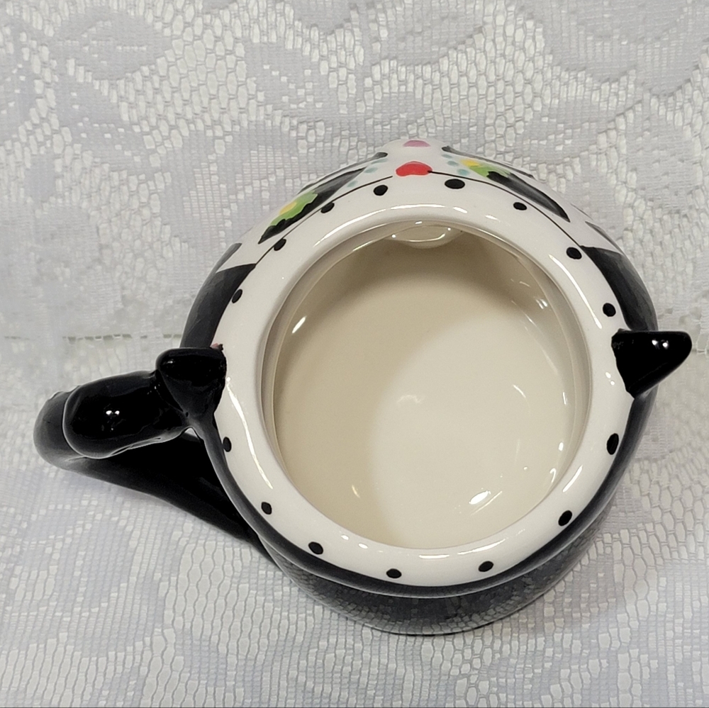 Day of the Dead Multi-colored Cat Shaped Cup Ceramic Coffee Mug Spectrum Designz - Picture 12 of 17